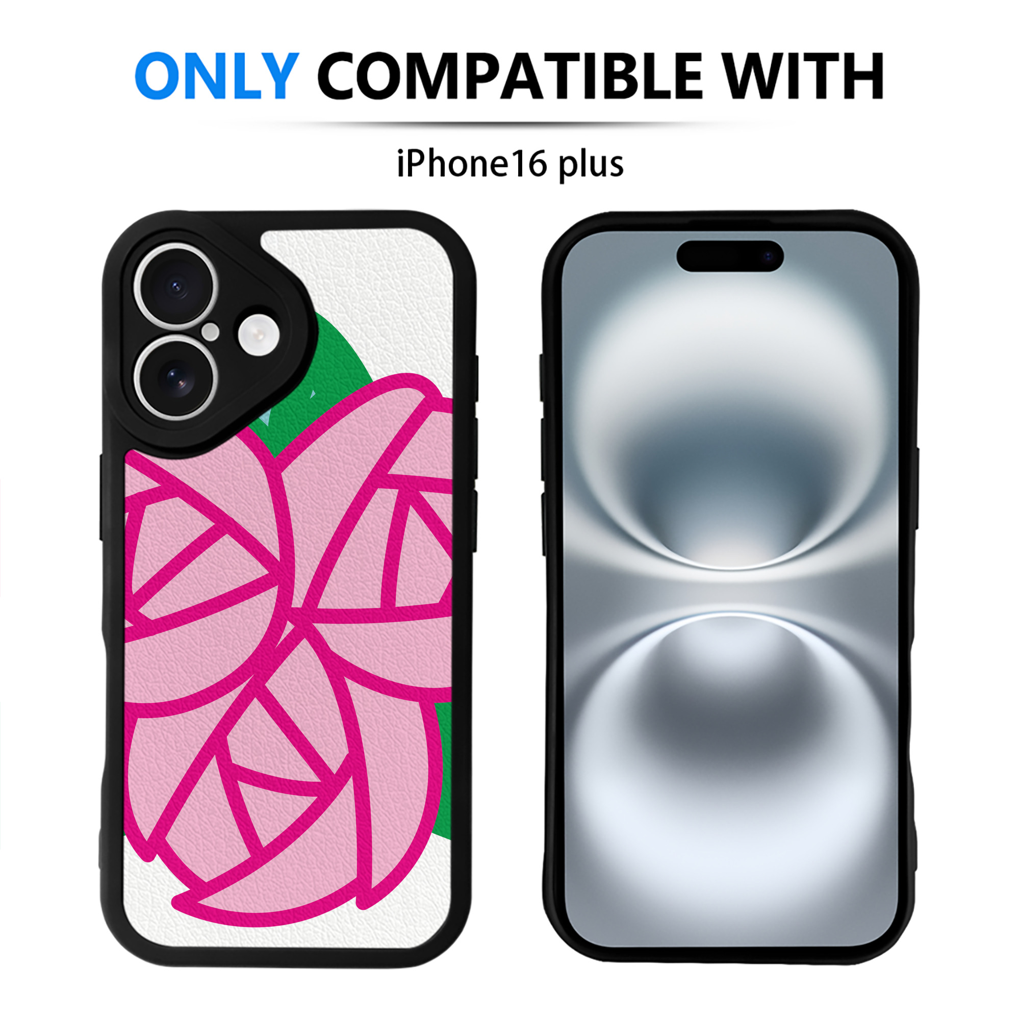 （画像用） Hello Kitty ハローキティ 【iPhone 16シリーズ対応】シリコンスマホケース（レザー調） 材質：シリコン